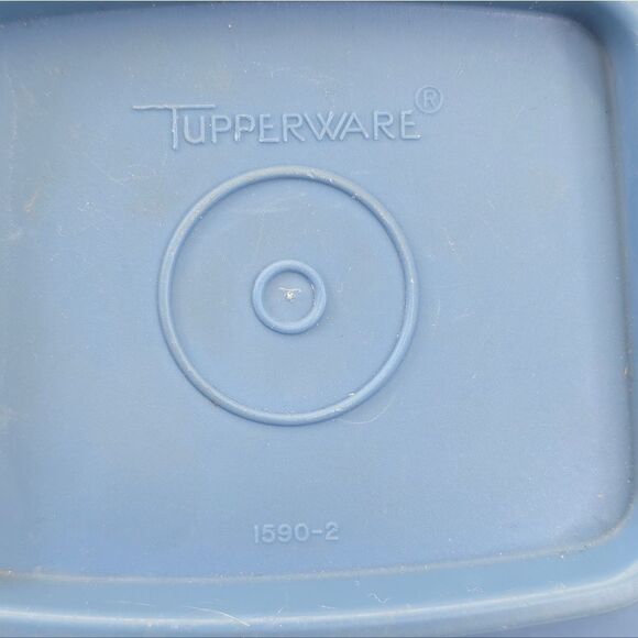 Tupperware Modular Mates Cereal Storer Container #1588-6 w/ Blue Lid #1590-2 - Picture 7 of 12